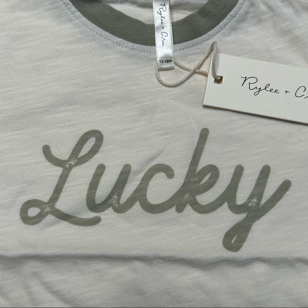 NWT Rylee + Cru Lucky Ringer Tee (12/18 Mo) - Picture 4 of 6